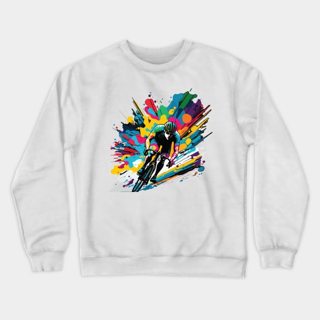 Cycling sports Crewneck Sweatshirt by vectrus